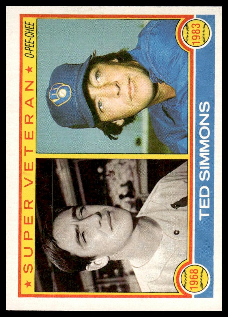 1983 O-Pee-Chee Ted Simmons #33 - Near Mint or Better