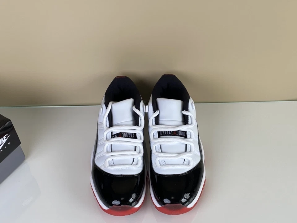 Air Jordan 11 Retro Bajo “Concord Bred” Negro Rojo Envío Gratis Foto 4 de 4