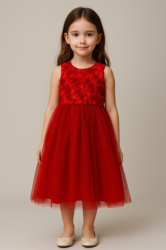 Stunning Red Marmellata Holliday Dress Girls Available Size 6