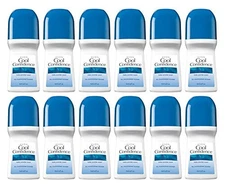 Avon Cool Confidence Baby Powder Roll-on Anti-perspirant 2.6 oz (12 pack)