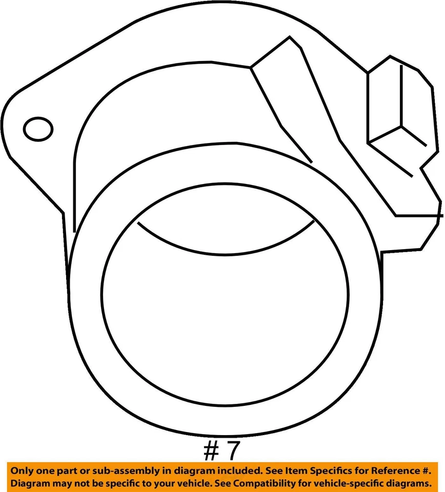 Medidor de flujo de aire másico Chevrolet Monte Carlo 2006-2007 Maf CSL2A Foto 4 de 4