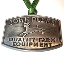 Longaberger 2007 John Deere Pewter Tie-On