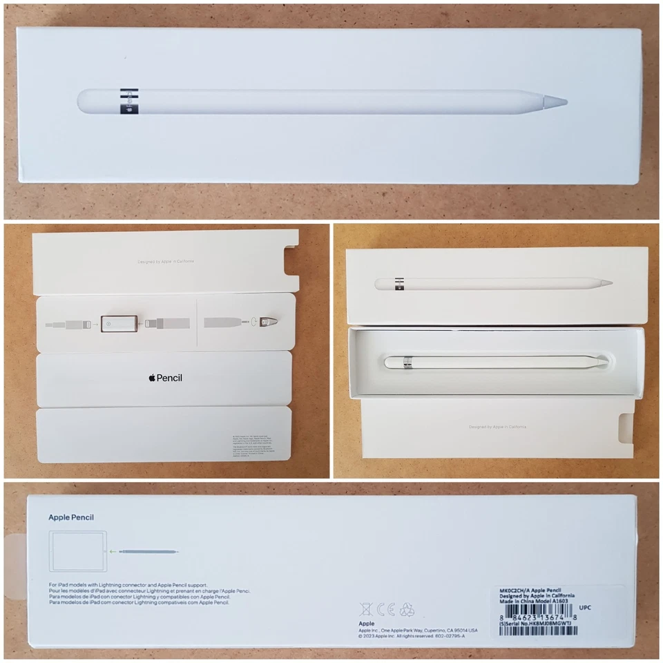 Apple Pencil (1ère Génération) pour iPad - Blanc (MQLY3ZM/A)