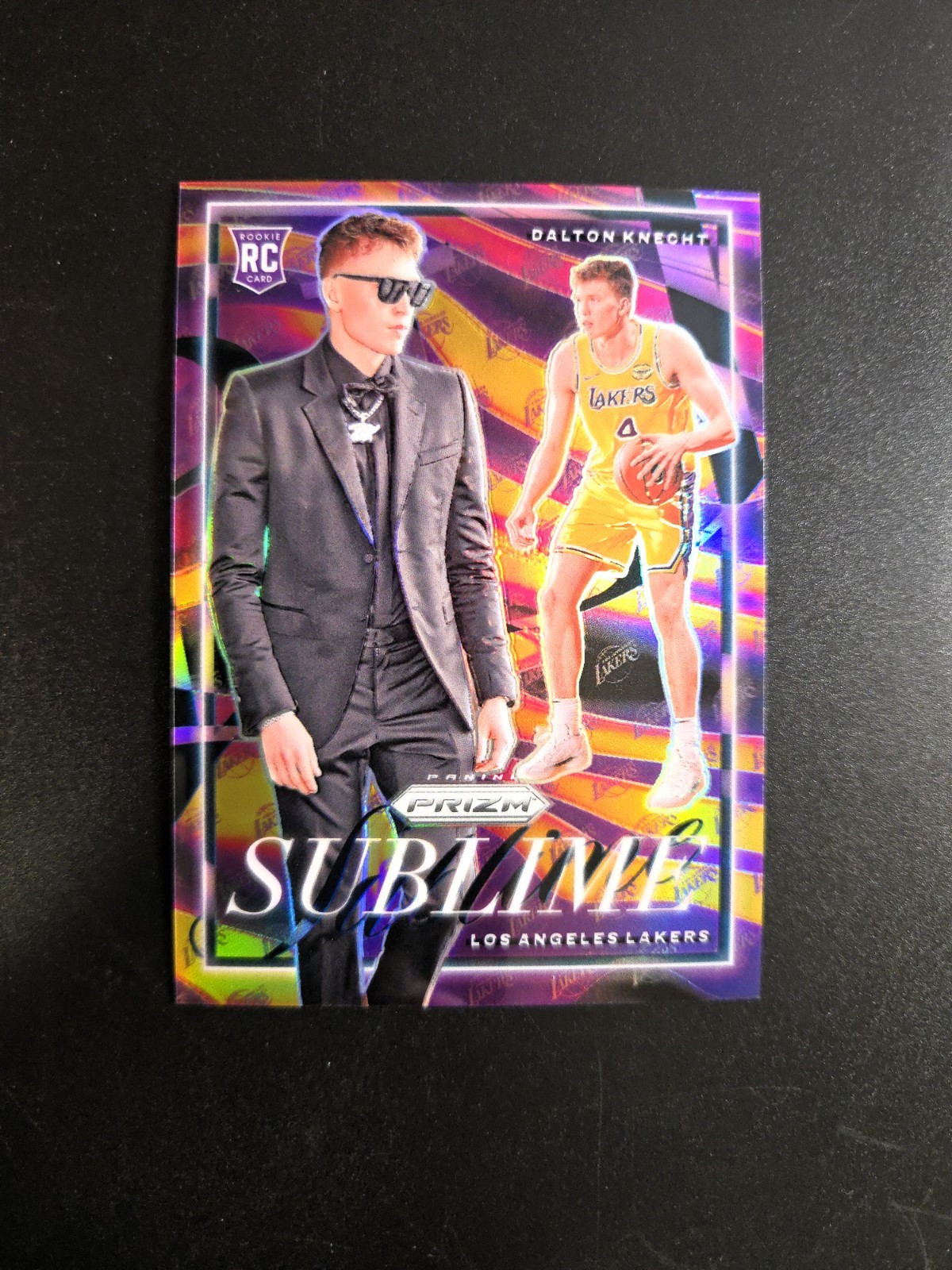 2024-25 Panini Prizm - Dalton Knecht SUBLIME PRIZM RC Case Hit SSP #1 Lakers