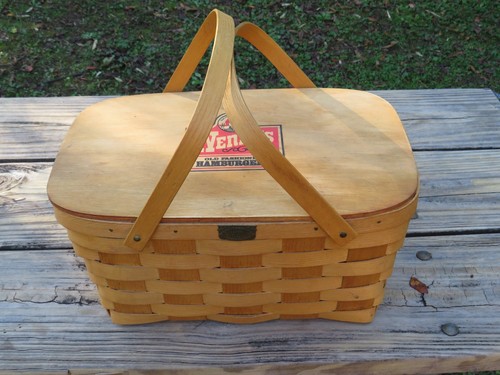 Peterboro Basket Co. Wendy's Hamburgers Fast Food Restaurant Promo PICNIC BASKET