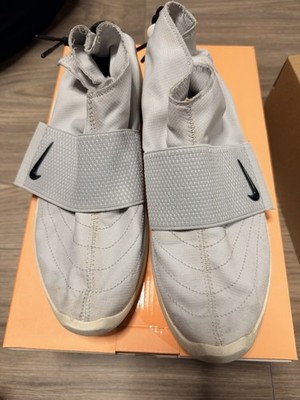 Nike Air Fear of God Moc Pure Platinum Black Sail AT8086-001 Men's Sneaker