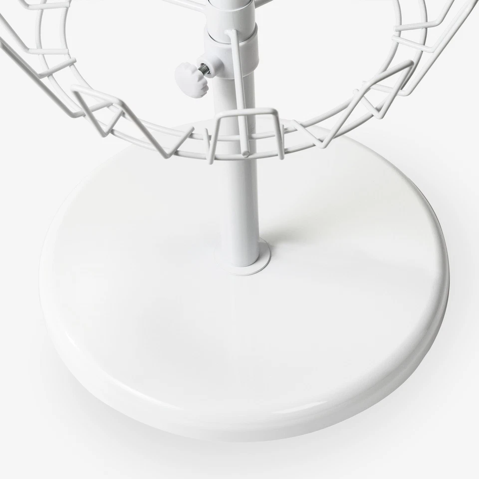 Árbol de zapatos giratorio BrylaneHome de 4 niveles - blanco Foto 4 de 4