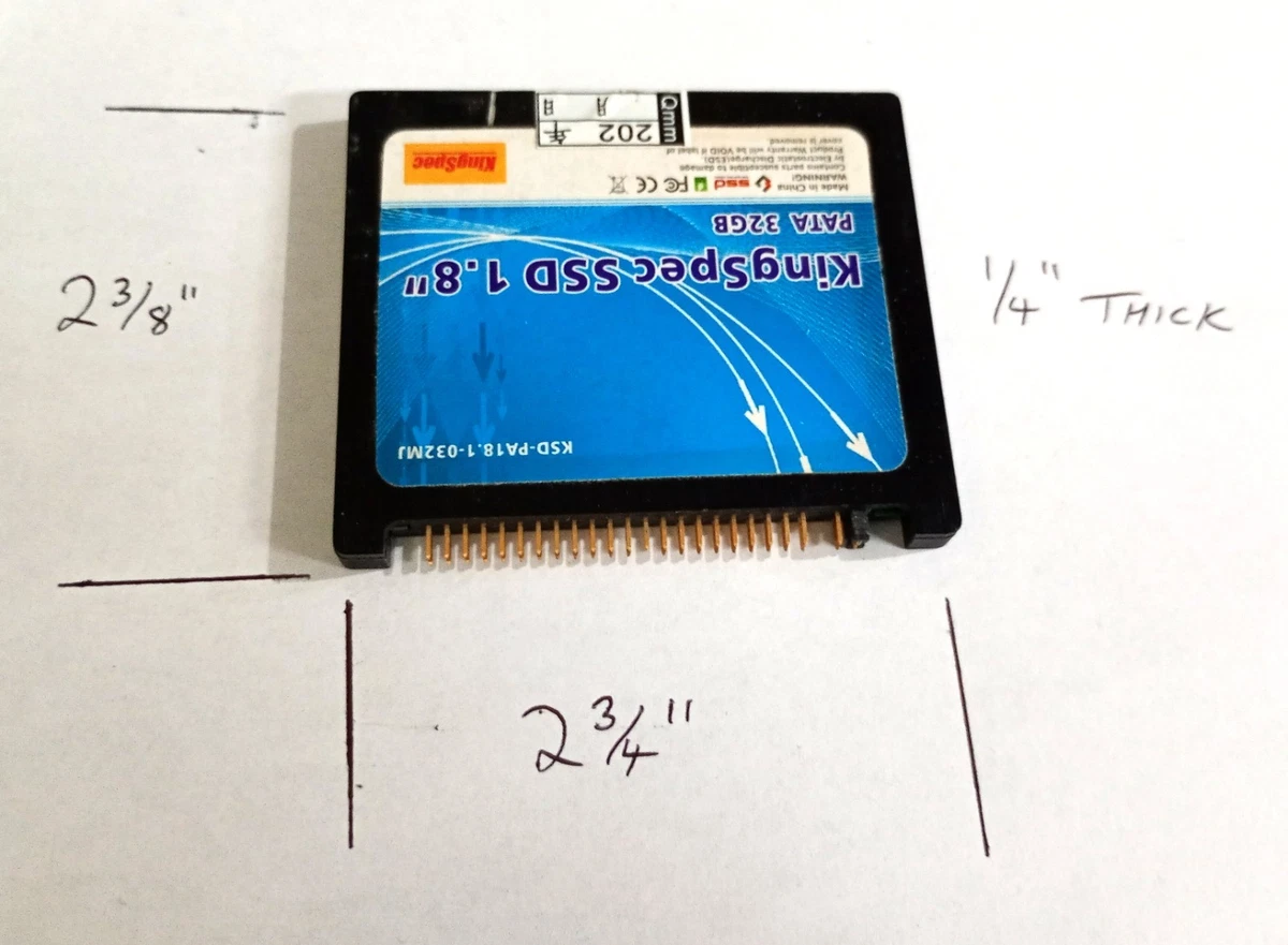 KingSpec 1.8 in Form Factor Solid State Drives for sale | eBay