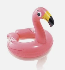 Intex 59220EP Flamingo Animal Split Swim Ring New Sealed Pink Kids Floatie