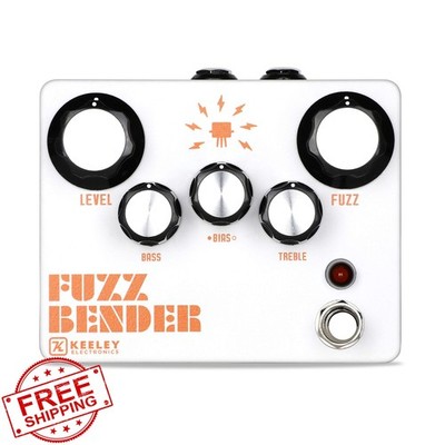 Keeley Fuzz Bender KFBender White Guitar Pedal