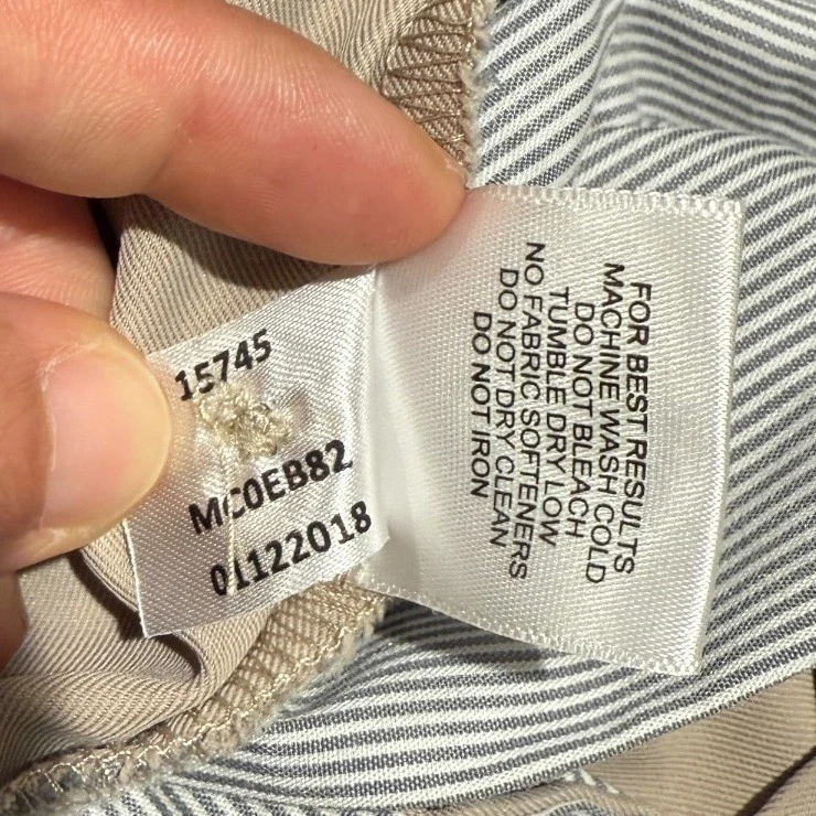 Pantalones Cortos Chinos Peter Millar Crown Deportivos Para Hombre Frente Plano Talla 33 Caqui Golf Informales Foto 4 de 4