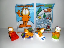 Garfield - 4pc. set from Carl's Jr. 1997