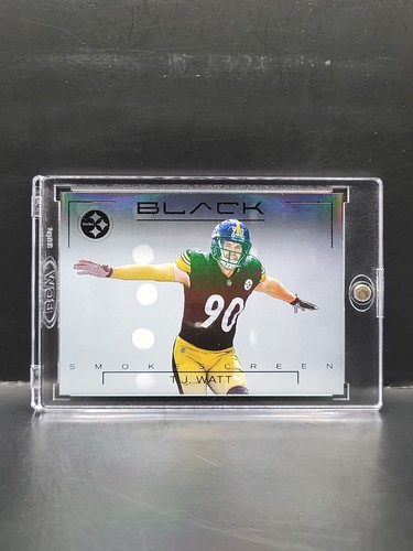 T.J. Watt #16 2025 Panini Black Smokescreen card