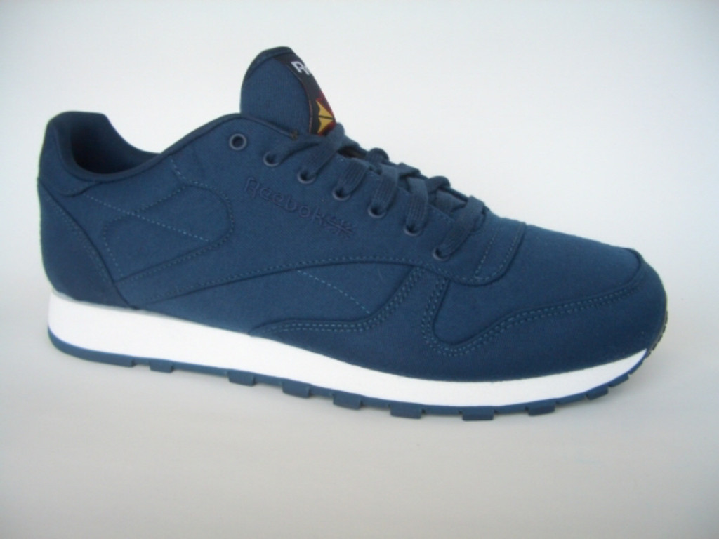 REEBOK CLASSIC LEATHER CLEAN TEX blue Sneaker Classic Laufschuhe REEBOK CLASSIC LEATHER CLEAN TEX blue Sneaker Classic Laufschuhe