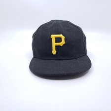 New Era 59Fifty Pittsburg Pirates MLB Fitted Hat Cap Black Youth Boys 6 48.3cm