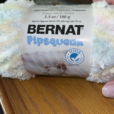 Bernat Pipsqueak Yarn, 100% Polyester, 1/Pkg