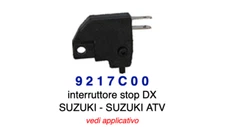 9217C00 RIGHT STOP SWITCH Suzuki GS 500 H/FH -07 / LTA 500 F VINSON 04-07
