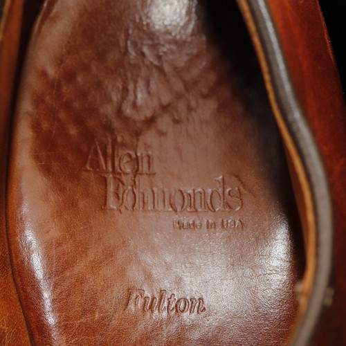 Allen Edmonds Men's Fulton Oxford Size 11.5 C Brown Leather Dress Shoe Lug Sole - Picture 13 of 18