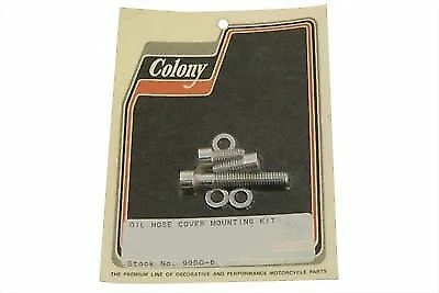 Oil Hose Cover Mount Kit for Harley Davidson by V-Twin