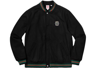 supreme x lacoste varsity jacket
