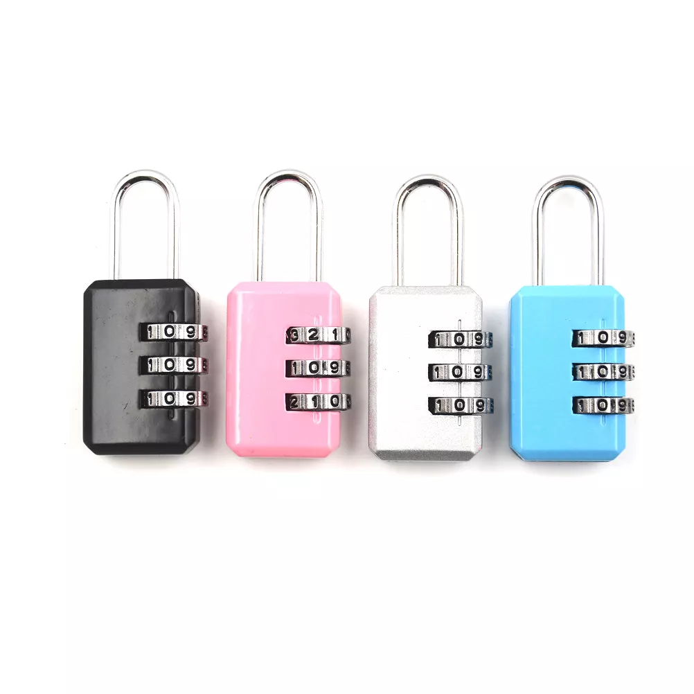 3 Digit Combination Padlock Coded Lock School Gym Locker