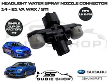 Headlight Washer Cap Water Jet Nozzle Connector For 2014 + Subaru VA WRX & STi