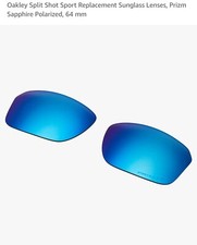 OEM Oakley Split Shot Prizm Sapphire Iridium Polarized Lenses SKU 9416 Frames