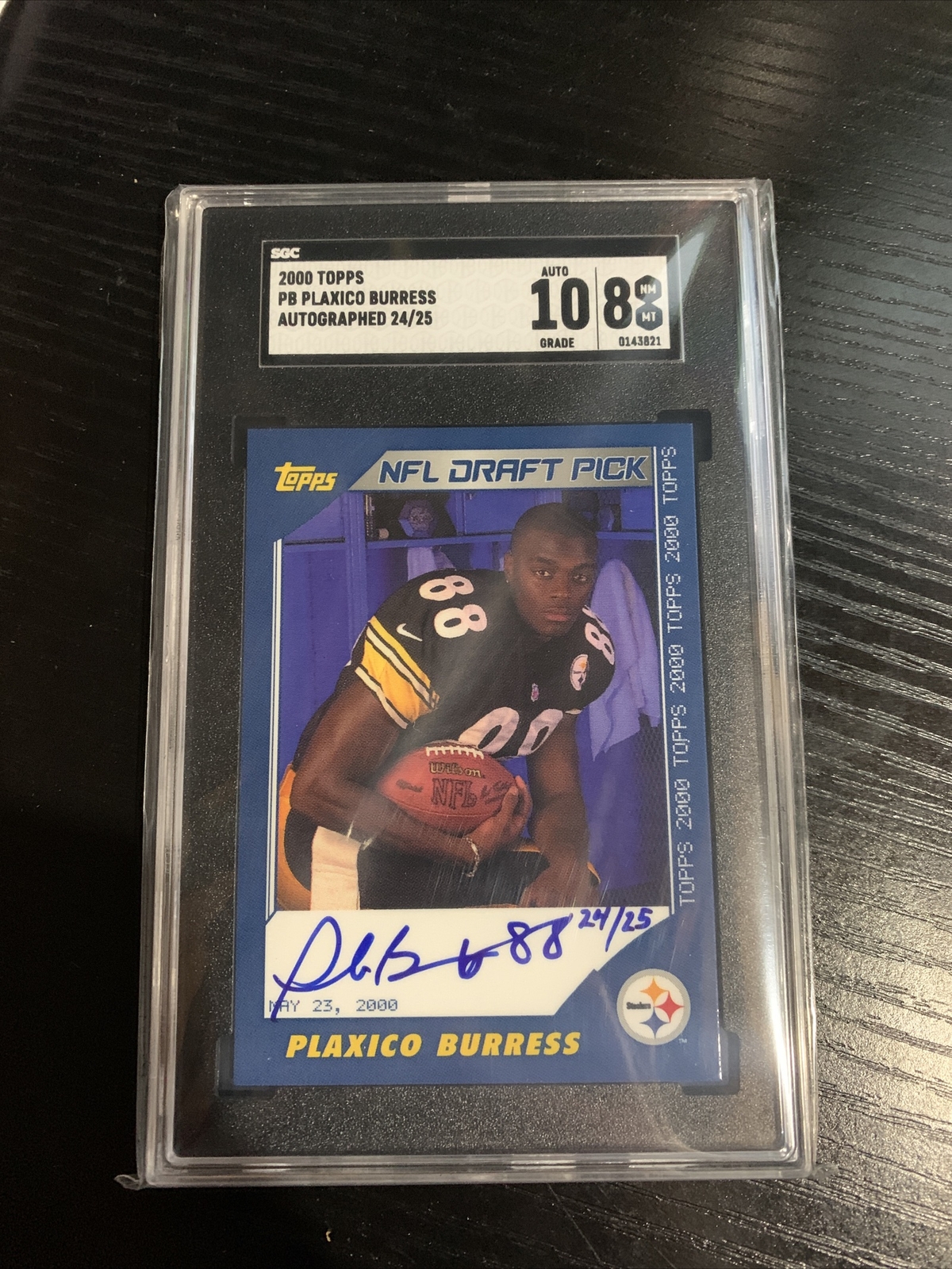 Plaxico Burress Bowman Reserve Certified Autograph #PB Certified Autograph