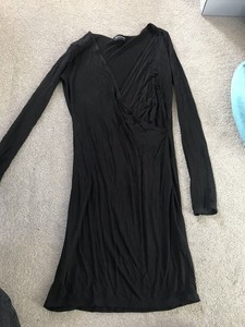 pretty little thing black dress long sleeve