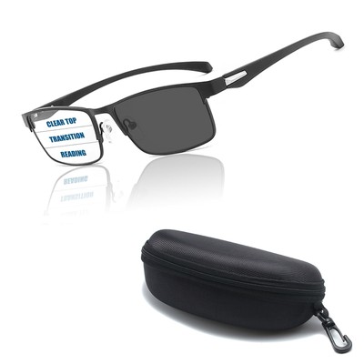 Photochromic Multifocus Reading Glasses Anti Blue Light Readers TR90 Eyeglasses