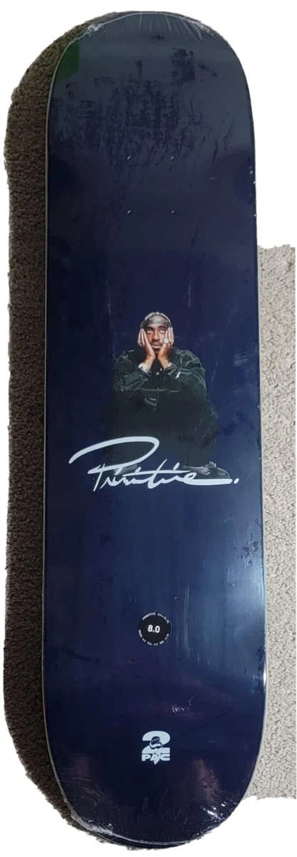 PRIMITIVE X 2PAC TUPAC SHAKUR skateboard deck 8.0 NOT DGK POWELL NARUTO SAILOR