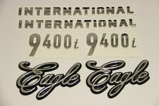 Fits International 9400 Eagle Emblem Logo Ornament Set 6 Piece Complete Fits International 9400 Eagle Emblem Logo Ornament Set 6 Piece Complete