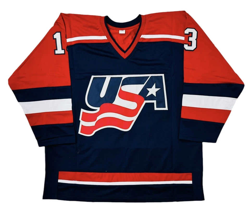 Bill Guerin USA Olympics Signed Jersey Custom Autographed Devils Beckett COA — 第 2/3 张图片