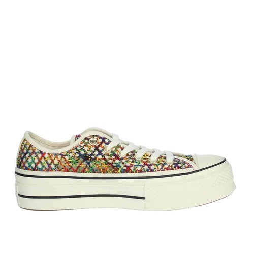 coloured platform converse