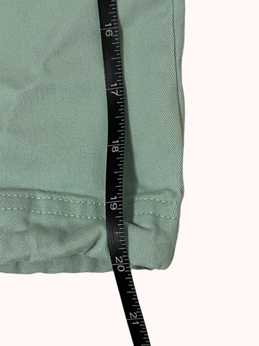 Dick Idol Womens Cargo Capris Hiking Outdoor Aqua Blue Cinch Hem Size 8 Reg Flaw - Picture 12 of 13