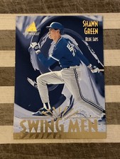 1995 Pinnacle Baseball Shawn Green Swing Men Card #279