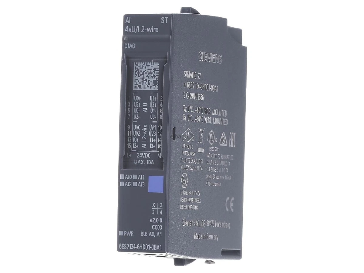 Siemens 6ES7134-6HD01-0BA1 SIMATIC ET 200SP, ANALOG INPUT, 56% OFF