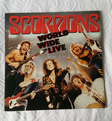 SCORPIONS - WORLD WIDE LIVE - DOPPIO LP 33 GIRI -1985 HARVEST-EMI ITALIA 2403441