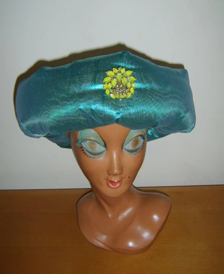 Mens Green Oriental Hat Arabian Nights Arab Aladdin Sheikh Size L