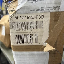 Flushmate M-101526-F3b Tank Trim, Toilet, Plastic, Black