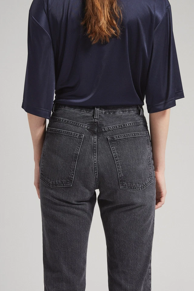 Pantalón corto recto Tesoro negro lavado Rachel Comey para mujer, EE. UU. 00 Foto 4 de 4