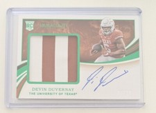 2020 Immaculate Collegiate Devin Duvernay SP Rookie Patch Auto #7/10