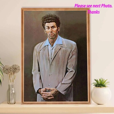 The Kramer Portrait Seinfeld TV Show Art Print Cosmo Kramer Wall Decor Poster