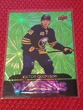 2020-2021 Upper Deck Series 2 Victor Olofsson Green Dazzlers DZ-56