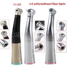 Dental Fiber Optic LED Standard Head 1:5 1:1 Increasing Handpiece Contra Angle