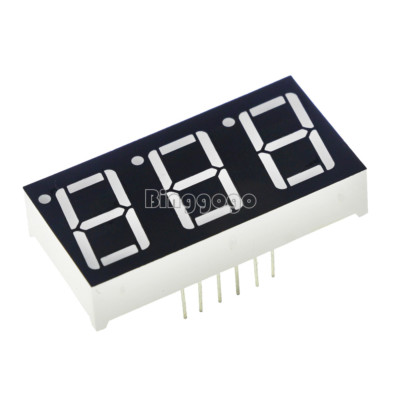 2 Stks 0.56 Inch 3 Digit 7 Segment Common Cathode Red Led Display