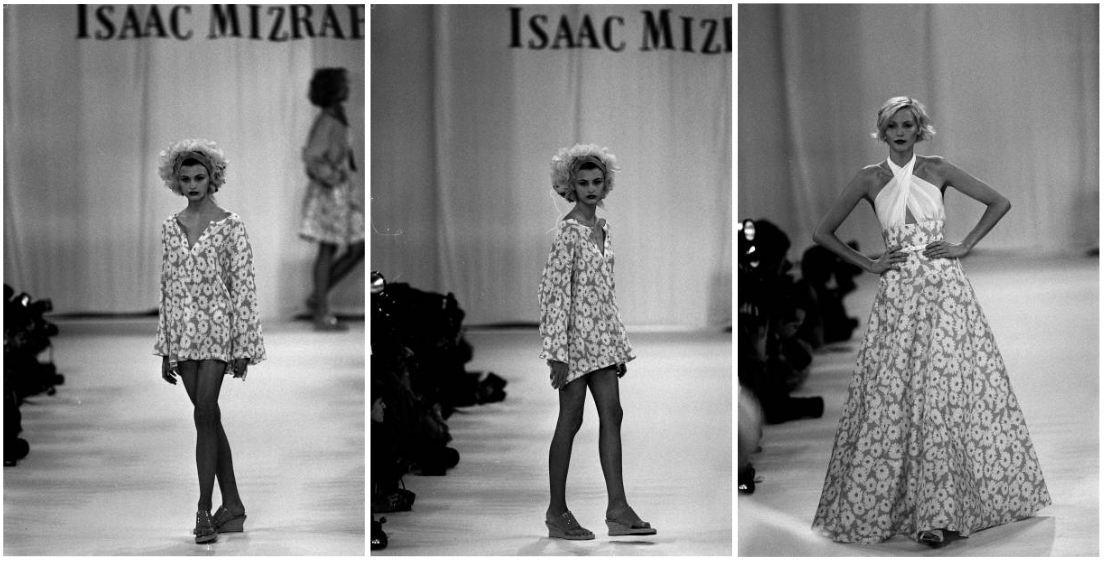 Isaac Mizrahi Runway Vintage Spring 1995 Daisy Print Blazer Jacket