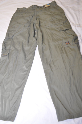 Kikwear Synthetic Technologies pants 38 baggy rave skate cargo Y2K 