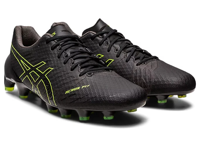ASICS DS LIGHT ACROS 2 1101A046 001 Black Safety Yellow Soccer