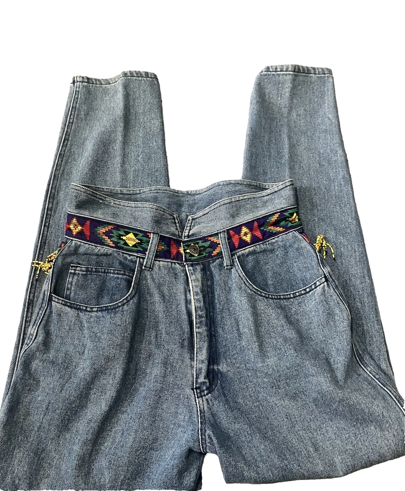 Cotton Hip Hop Jeans Vintage 1990s para Mujer
